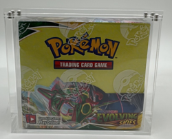 Pokemon TCG Sword & Shield Evolving Skies Booster Box SEALED w/Acrylic - Image 1