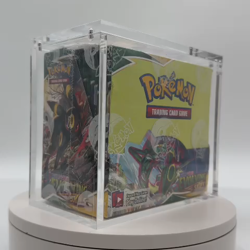 Pokemon TCG Sword & Shield Evolving Skies Booster Box SEALED w/Acrylic - Image 2