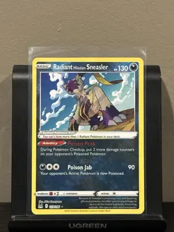 Pokemon Lost Origin Radiant Hisuian Sneasler 123/196 Radiant Rare Holo NM - Image 1