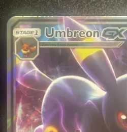 Pokemon 80/149 UMBREON GX Ultra Rare Sun & Moon Full art pack fresh NM/MT - Image 2