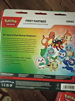 3 Pokemon First Partner Illustration Collection Series 1 Promo & Stickers. - Image 3