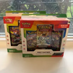 x2 Pokemon First Partner Illustration Collection New Sealed 2026 - Image 1