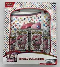 Pokemon TCG Scarlet & Violet 151 MEW EN Binder Collection Box SEALED NEW - Image 1