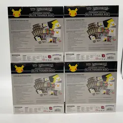 Lot of (4) Pokemon Center Celebrations Elite Trainer Box SEALED PC ETB - Image 2