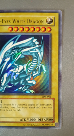 ULTRA RARE Yu-Gi-Oh! Konami Blue-Eyes White Dragon SDK-001 Unlimited English - Image 5