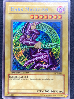 Yu-Gi-Oh! 2002 Collectors Tin Dark Magician BPT-001 secret rare DAMAGED - Image 2