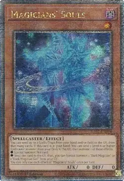 Yugioh! LP Magicians' Souls - RA02-EN014 - Quarter Century Secret Rare - 1st Edi - Image 1