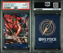 PSA 10 Zoro ST21-015 Flagship Battle 2025 Top 8 Prize ONE PIECE Card Japanese - Image 3