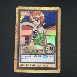 Nami 2000 C151 One Piece Carddass Hyper Battle Holo Japanese Vintage Bandai - Image 4