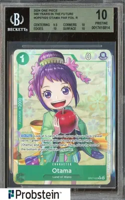 2024 One Piece 500 Years in the Future #OPO7022 Otama Par Foil R BGS 10 - Image 1