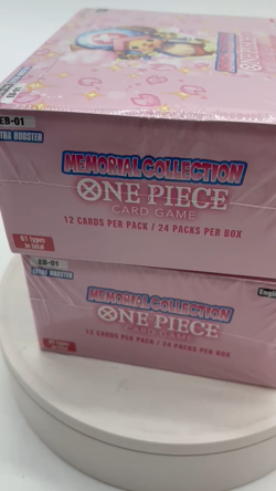Lot of (2) One Piece TCG EB-01 Memorial Collection Booster Boxes SEALED ENGLISH - Image 2