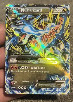 Pokemon TCG Mega M Charizard EX Flashfire Holo Ultra Rare Card 69/106 - Image 2