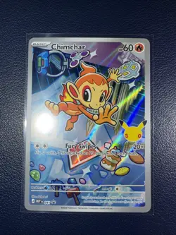Pokemon 30th Anniversary Sinnoh Promo: Chimchar 041 Pokemon Card/NM - Image 1