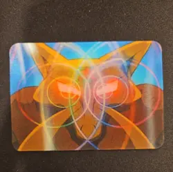 Pokemon Lenticular Alakazam Card - Viz Video Pioneer PIKA-0034D - 3D Promo LP - Image 1