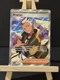 Pokemon TCG Drayton Full Art Ultra Rare Holo Card 232/191 Surging Sparks - Image 1