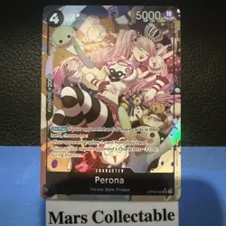 Perona OP06-093 Parallel SR Wings of Captain One Piece Card - Image 1