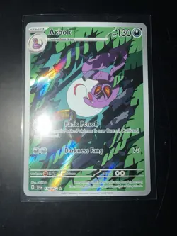 Pokemon Arbok Holo Illustration Rare Card 176/162SV05: Temporal Forces NM - Image 1