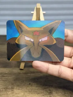 Pokemon Alakazam Lenticular Viz Video Promo 3D Card - PIKA-0034D/DVD VHS - RARE - Image 2