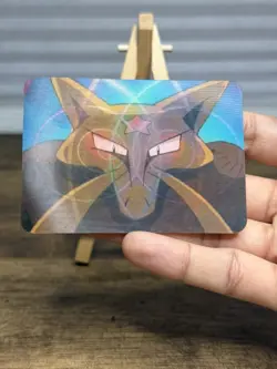 Pokemon Alakazam Lenticular Viz Video Promo 3D Card - PIKA-0034D/DVD VHS - RARE - Image 3