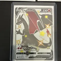 Pokemon TCG Holo 3-Card Lot: Charizard V Shining Fates & Promo 079/073 SWSH050 - Image 2