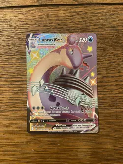 Pokemon V, VMAX, VSTAR Mixed Lot – Infernape, Lapras, Pikachu, Leafeon, 12 Cards - Image 3