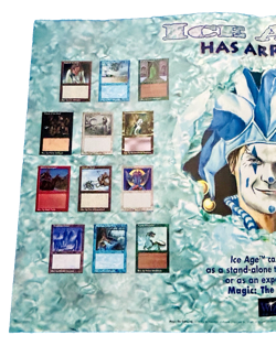 Magic The Gathering Ice Age Has Arrived 11x17 Promo Poster (WOTC, 1995) - Image 2