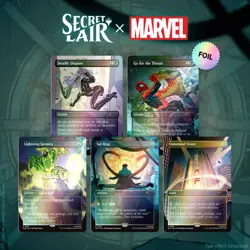 MTG Secret Lair x Marvel's Spider-Man: Villainous Plots [FOIL EDITION] (SEALED) - Image 1