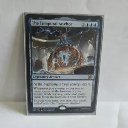 Wizards MTG The Temporal Anchor - The Brothers' War - Rare Blue - Image 1