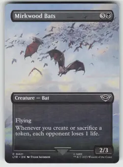 Mirkwood Bats (Borderless) 421 The Lord of the Rings: Tales of Middle-earth NM - Image 1
