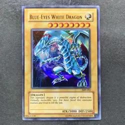 NM Blue-Eyes White Dragon JMP-001 Ultra Rare YuGiOh 770 - Image 1