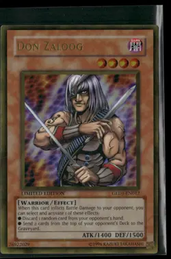 Don Zaloog GLD1-EN012 Limited - Yu-Gi-Oh! TCG Gold Rare - Image 1