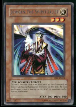 Jowgen the Spiritualist DB2-EN001 Unlimited - Yu-Gi-Oh! TCG Rare - Image 1