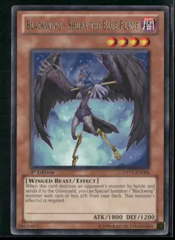 Blackwing - Shura the Blue Flame DP11-EN004 1st Edition - Yu-Gi-Oh! TCG Rare - Image 1