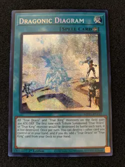 Yu-Gi-Oh! Dragonic Diagram (MP25-EN139) 2025 Mega-Pack 1st Ed NM - Image 1