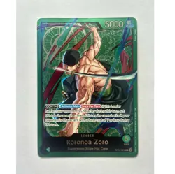 Roronoa Zoro OP12-020 One Piece CCG Leader Foil 5000 Power English Bandai - Image 1