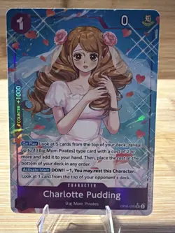 One Piece TCG - Alt Art - Charlotte Pudding - OP11-070 English - Image 1