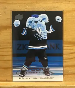 2025-26 Upper Deck Series 2 Tusky Young Guns #498 | Utah Mammoth MASCOT - Image 1