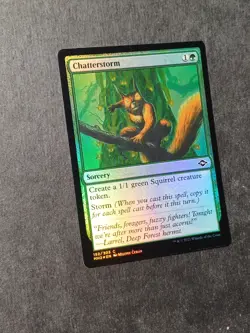 MTG (Magic the Gathering) 1x Chatterstorm (Modern Horizons 2) ~ Foil x1 - Image 2