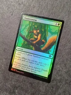 MTG (Magic the Gathering) 1x Chatterstorm (Modern Horizons 2) ~ Foil x1 - Image 3