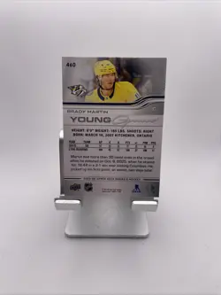 2025-26 Upper Deck Series 2 Young Guns Rookie Brady Martin #460 - Image 2