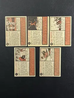 1962 Topps Baseball Lot (5) Dick LeMay Gene Green Vintage VG-EX Clean Cards - Image 2
