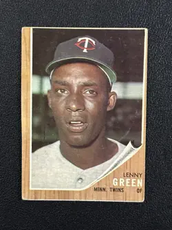 1962 Topps Baseball Lot (5) Dick LeMay Gene Green Vintage VG-EX Clean Cards - Image 5