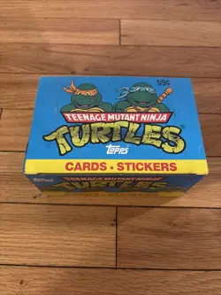 Teenage Mutant Ninja Turtles Trading Card Box 24 Unopened Packs-Topps 1990 TMNT - Image 1