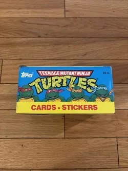Teenage Mutant Ninja Turtles Trading Card Box 24 Unopened Packs-Topps 1990 TMNT - Image 2
