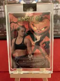 Wild Card Monster Hit Monster Hunt Ronda Rousey Serial Numbered 1/1 Trading Card - Image 2