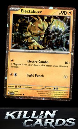 Electabuzz - 125/165 (Cosmos Holo) 125/165 Pokemon Promo Miscellaneous Cards & P - Image 1