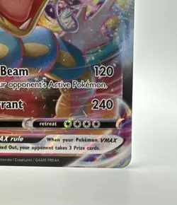 Pokemon Gyarados VMAX TCG Full Art Holo Ultra Rare Dynamax Card 029/203 NM - Image 4