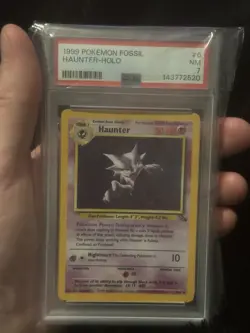 Haunter 6/62 Fossil 1999 Holo Rare Pokemon TCG Card PSA 7 - Image 1