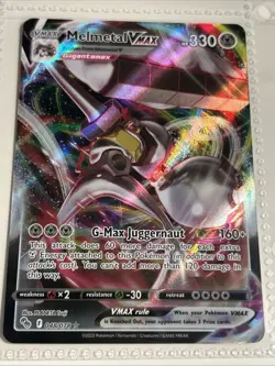 Melmetal VMAX Holo Rare Card Gigantamax G-Max - Image 1