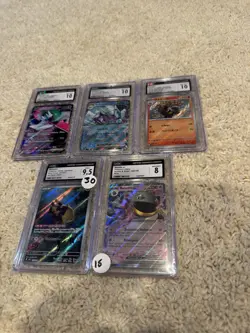Pokemon CGC Graded Cards Lot 5 GEM MINT 10 Japanese Crocalor Golisopod Etc Lot - Image 1